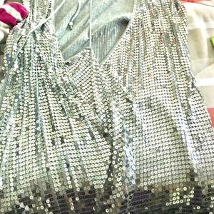 Micheal Kors sequin wrap dress